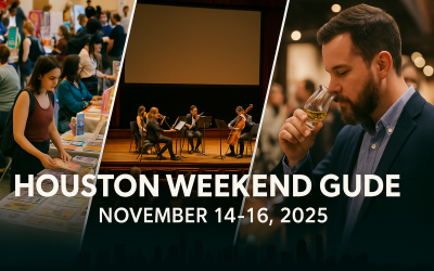 Houston Weekend Guide: Culture, Creativity & Craft Spirits (Nov 14–16, 2025)