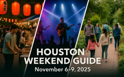 Houston Weekend Guide (Nov 6–9, 2025) | Fall Festivals, Family Fun & Nightlife