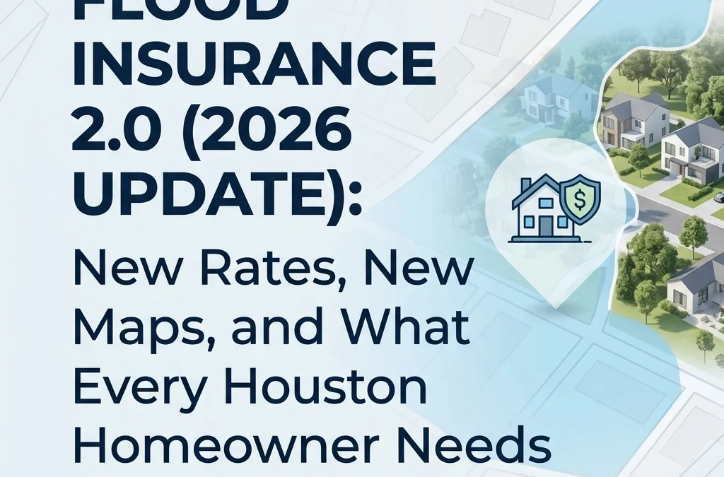 Flood Insurance 2.0 (2026 Update): New Rates, New Maps, and What Every Houston Homeowner Needs to Know
