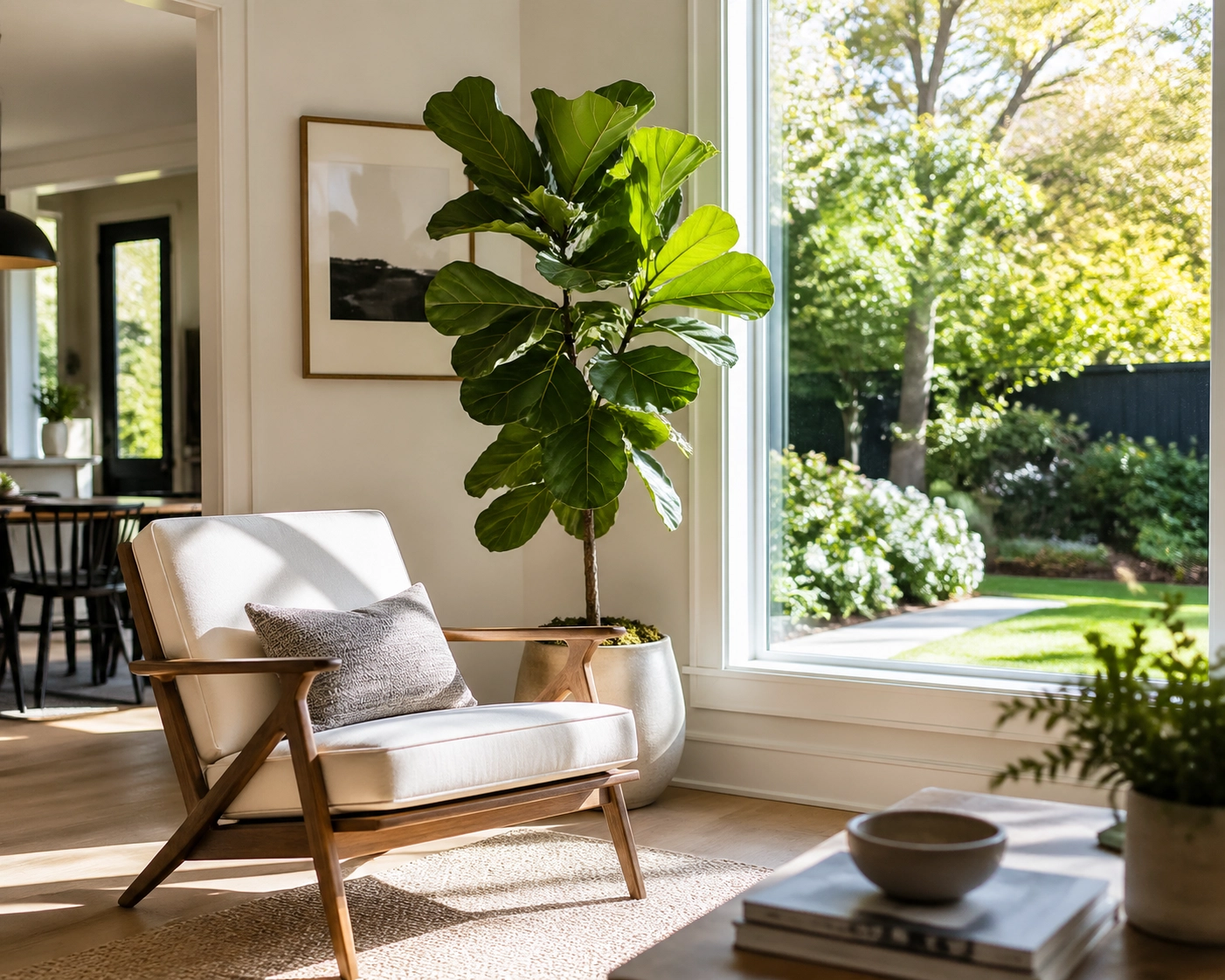 Sun-lit interior of a modern Houston starter home symbolizing successful homeownership goals.