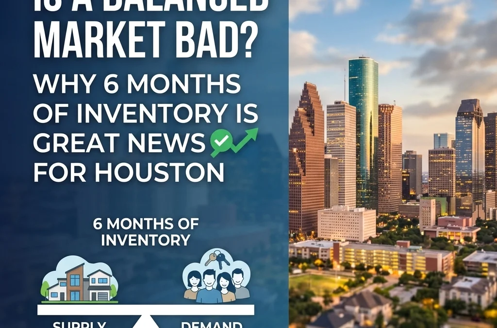 [HERO] Is a Balanced Market Bad? Why 6 Months of Inventory Is Great News for Houston