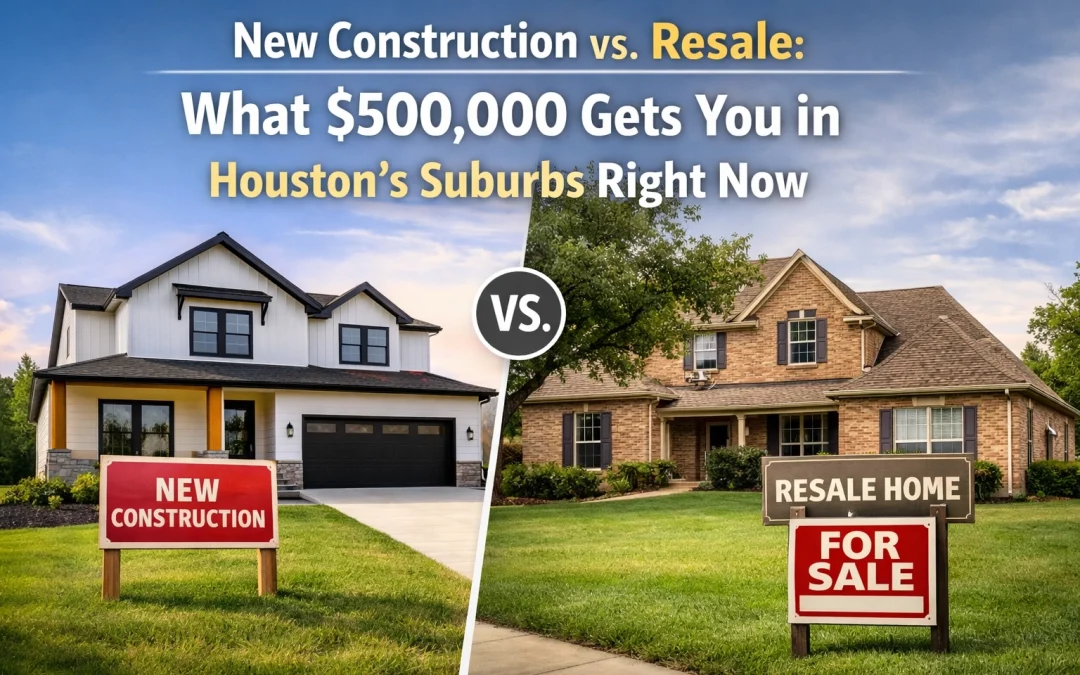 New Construction vs. Resale: What $500,000 Gets You in Houston&rsquo;s Suburbs Right Now