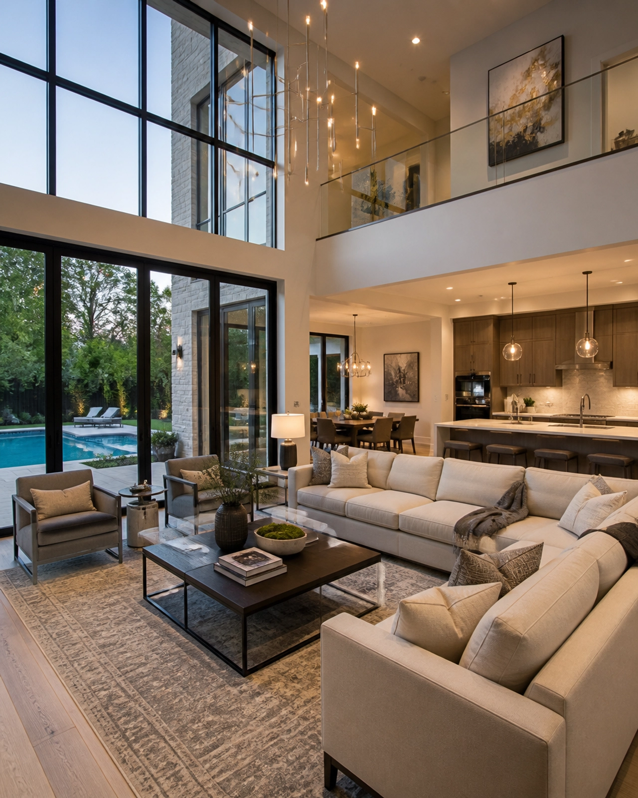 Luxury modern home interior Houston