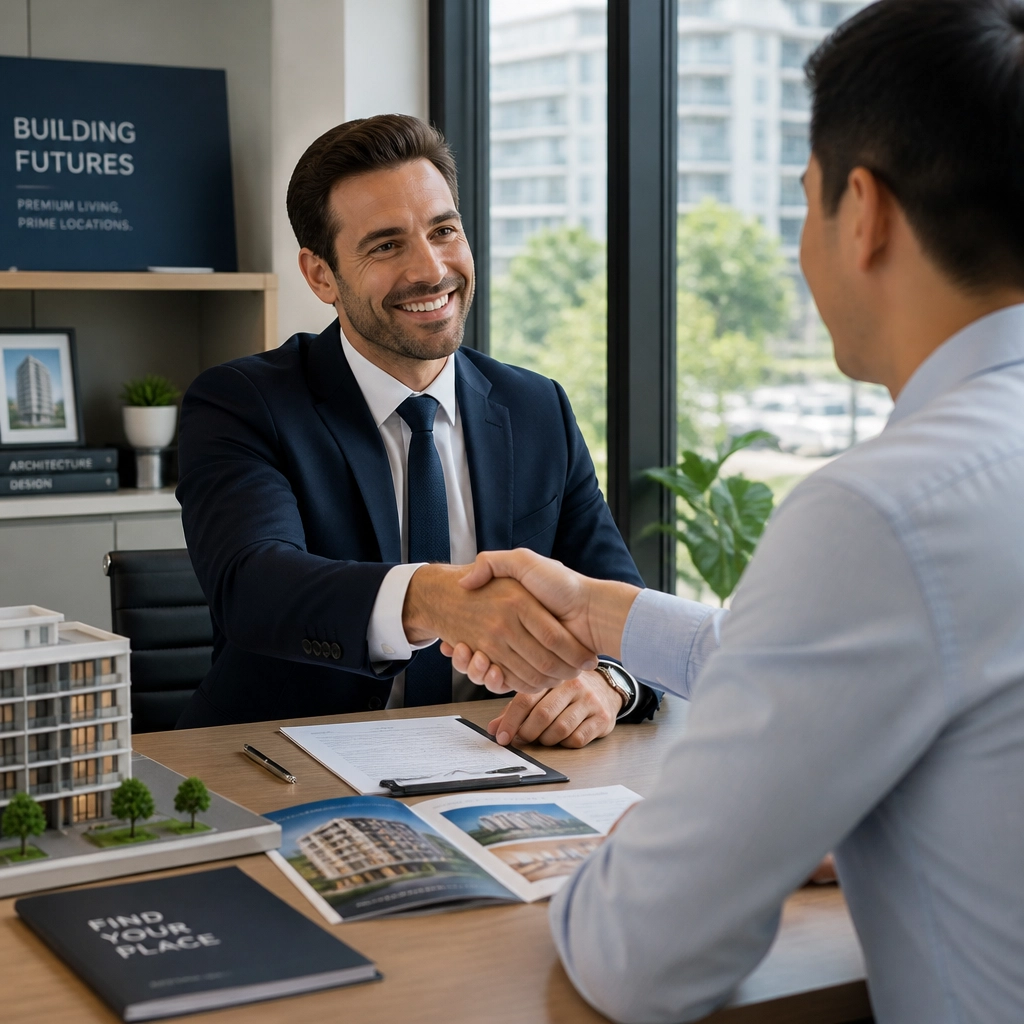 A Bexley Realty Group agent providing expert financial guidance to a client
