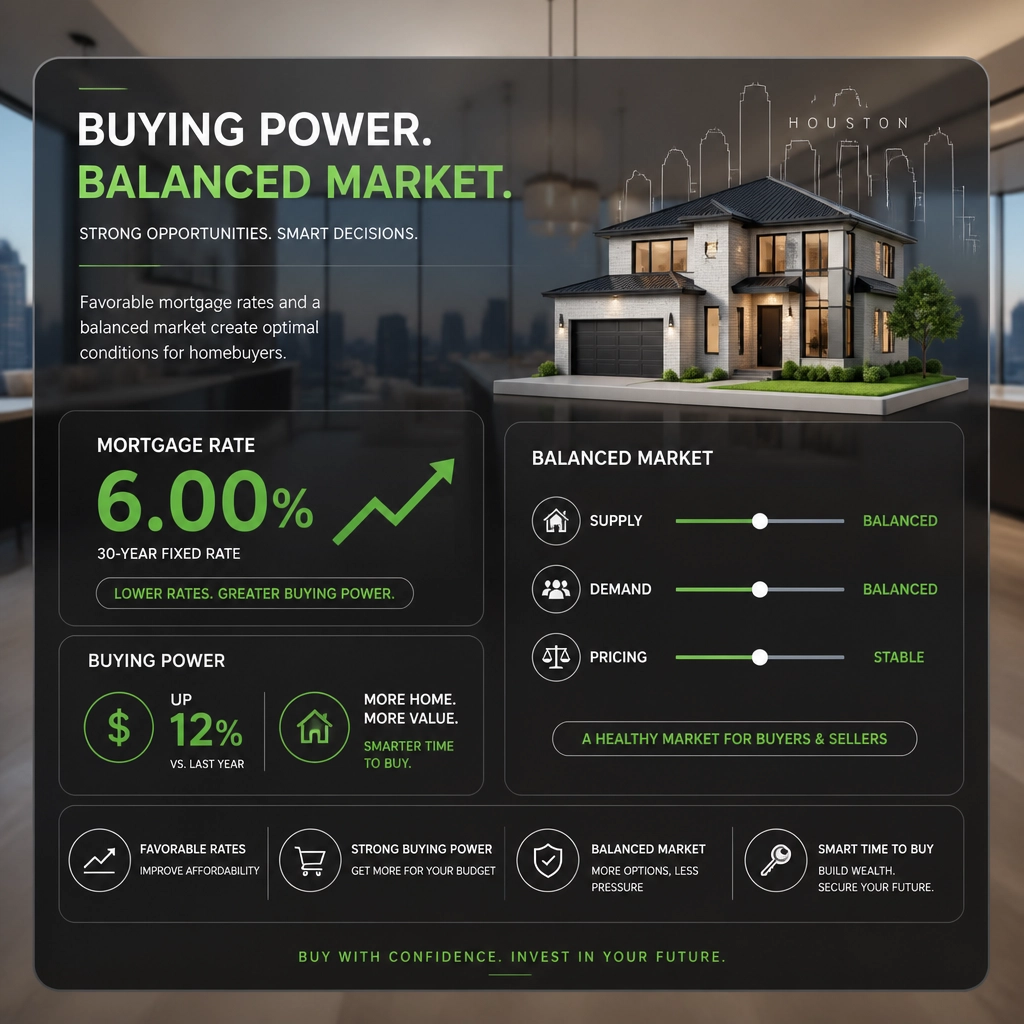 Conceptual buying power and market dashboard