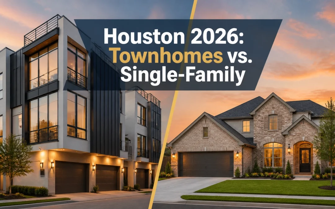 Houston 2026: Townhomes vs. Single-Family