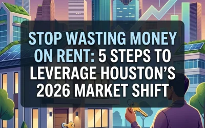 Stop Wasting Money on Rent: 5 Steps to Leverage Houston&rsquo;s 2026 Market Shift.