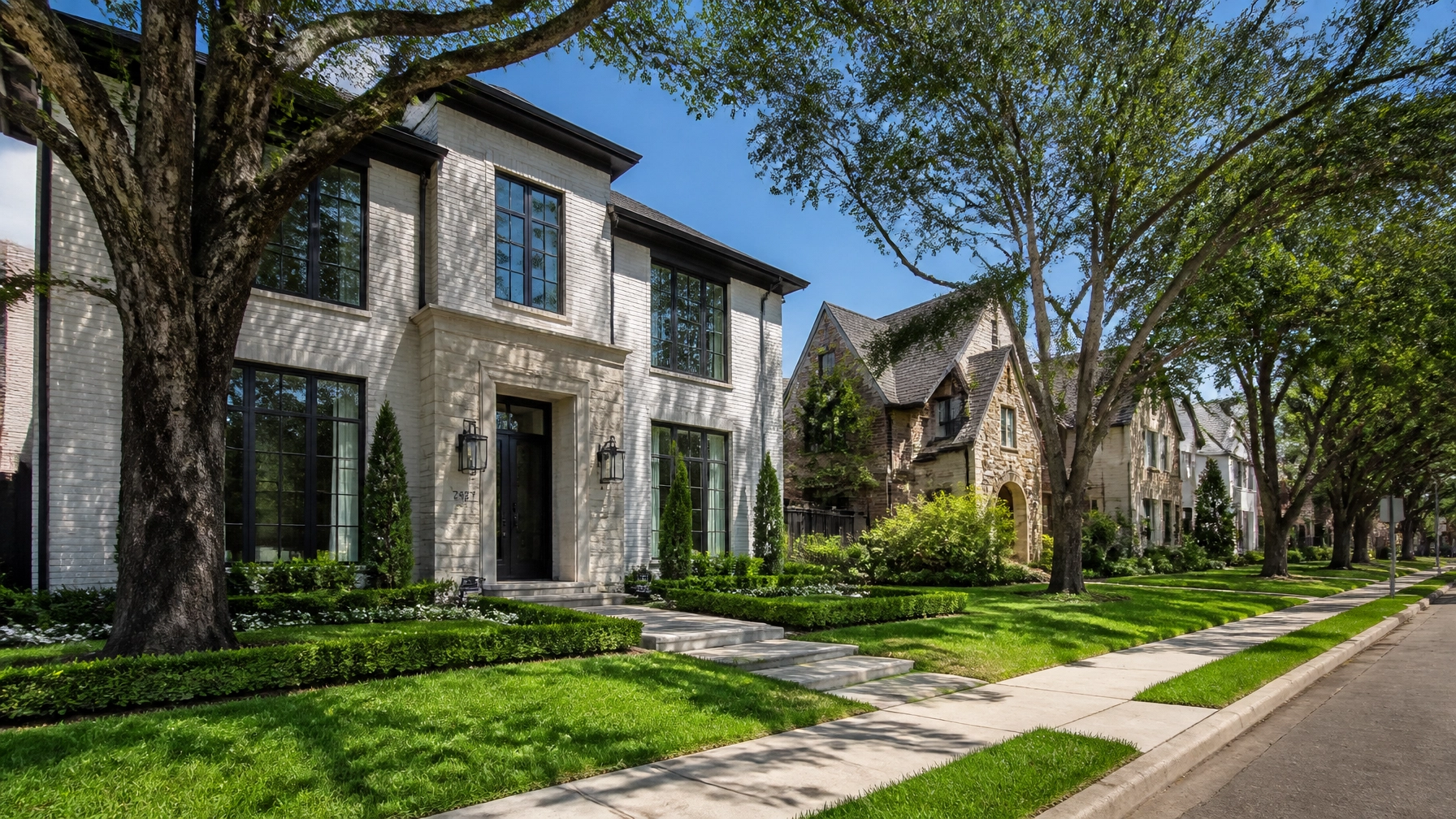 A modern Houston suburban home representing the quality of properties available in the current market.