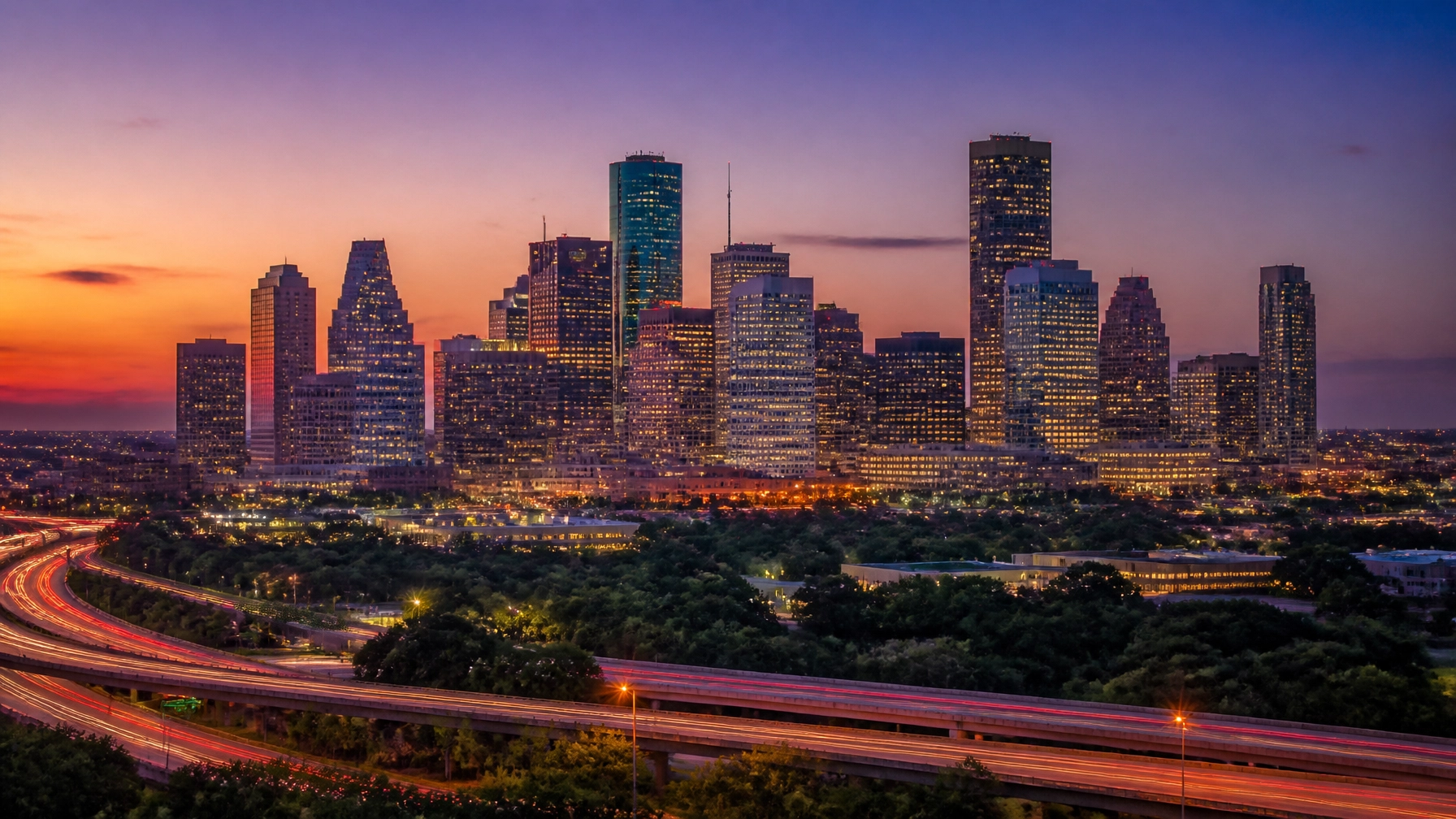 The Houston skyline representing growth and the 2026 tech boom