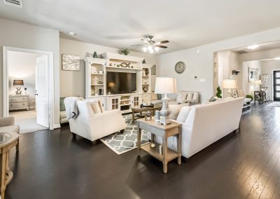 Living room interior showcasing Katy, Texas property for sale by Bexley Realty Group.
