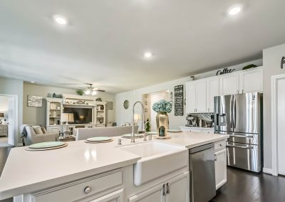 Modern kitchen interior in Katy, Texas property listing.