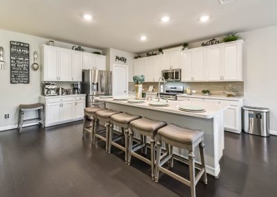 Modern kitchen island in Katy, Texas property listing by Bexley Realty Group