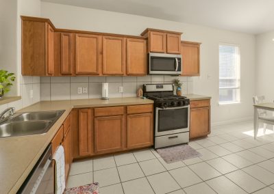 Kitchen interior of a Katy, Texas property for sale by Bexley Realty Group.
