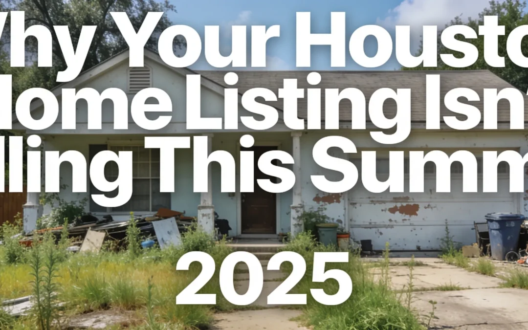 Overpricing is one of the most common reasons Houston homes fail to sell, causing buyers