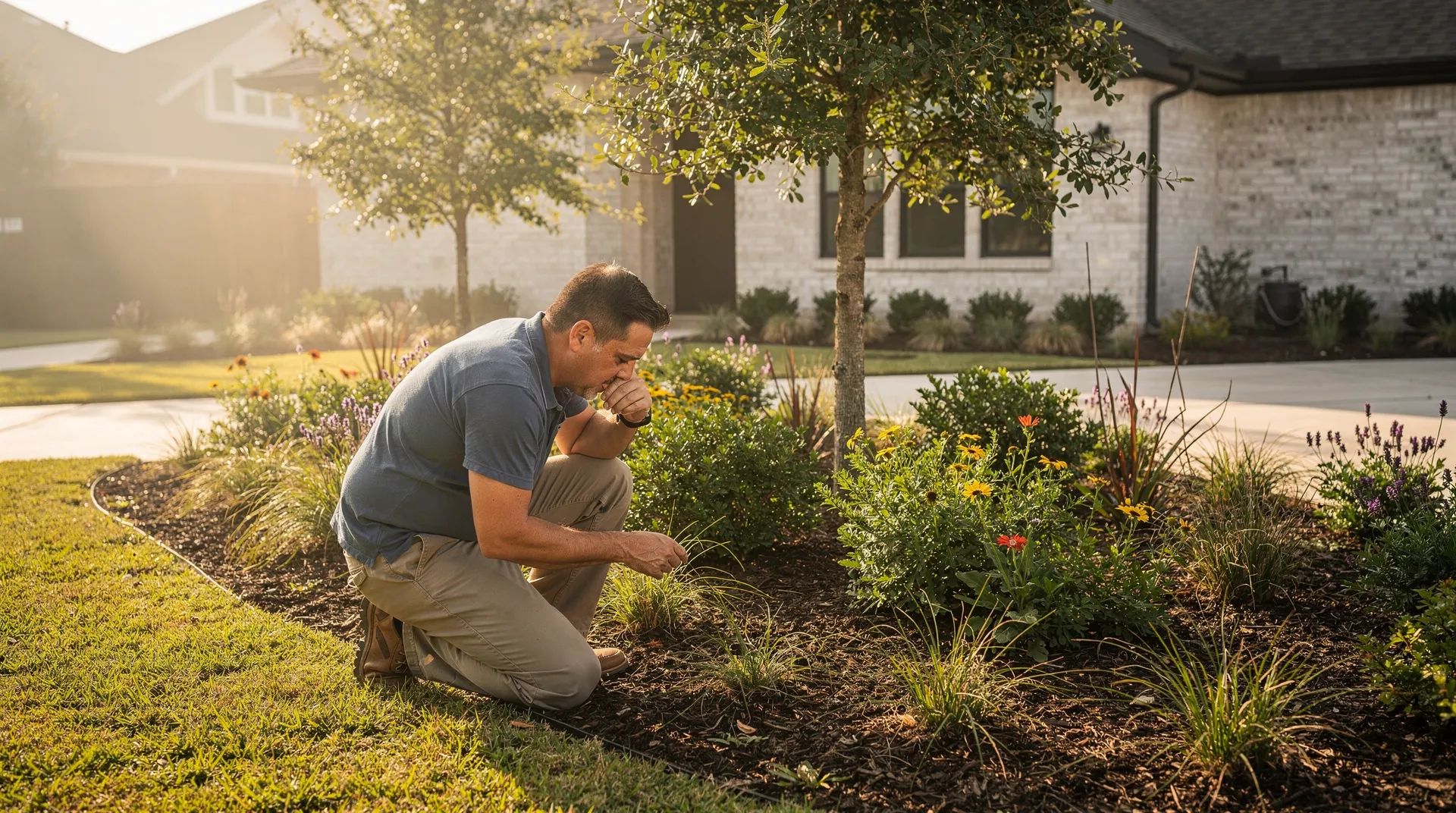 Most generic curb appeal advice does not account for Houston's specific climate, making locally adapted
