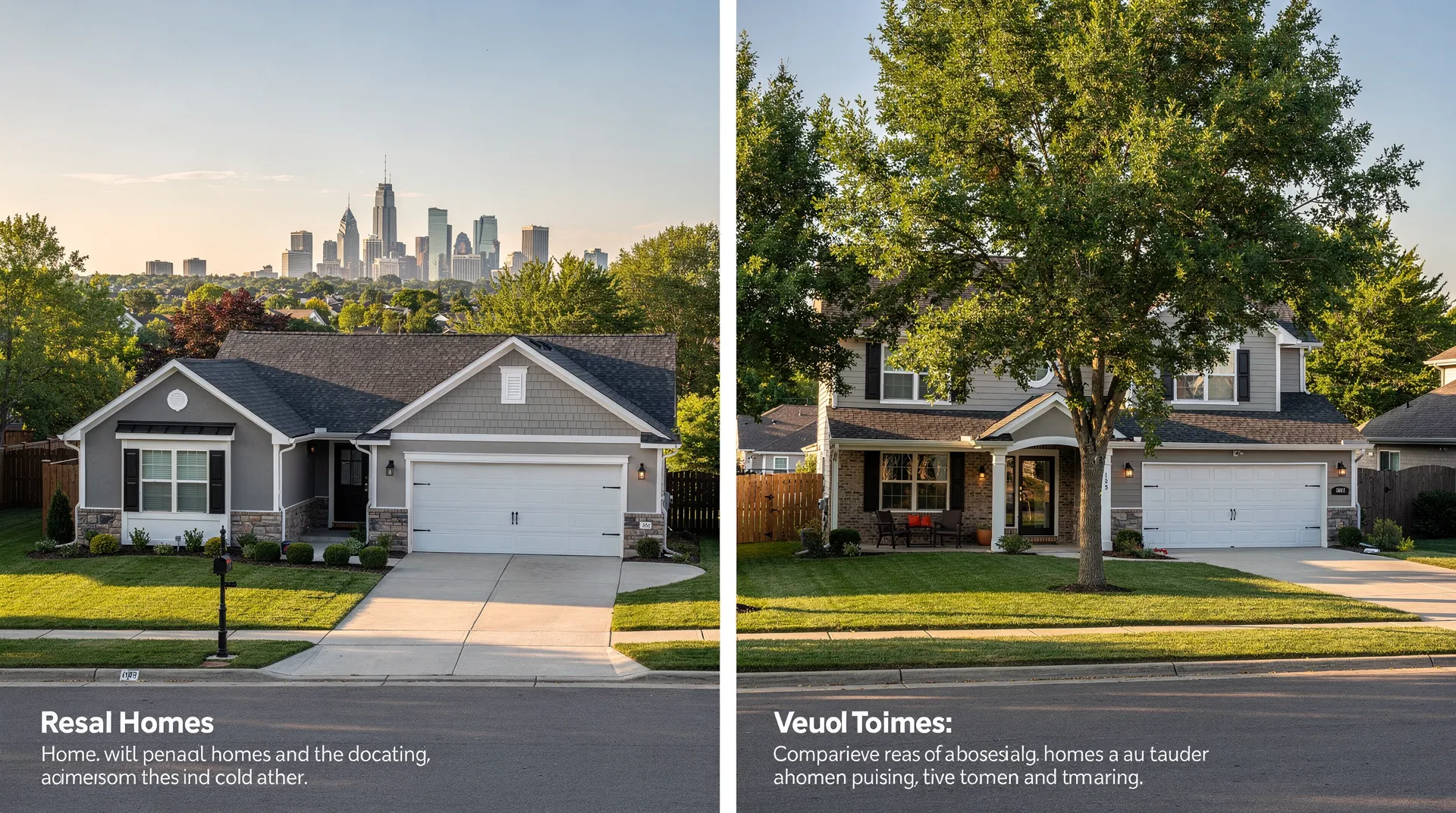 Existing homes are typically move-in ready and often come with a lower price point compared